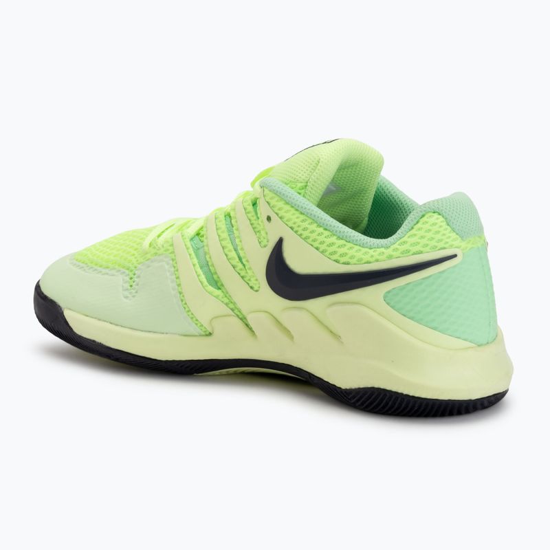 Buty do tenisa dziecięce Nike Court Vapor X Jr ghost green/barely volt/blackened blue 3