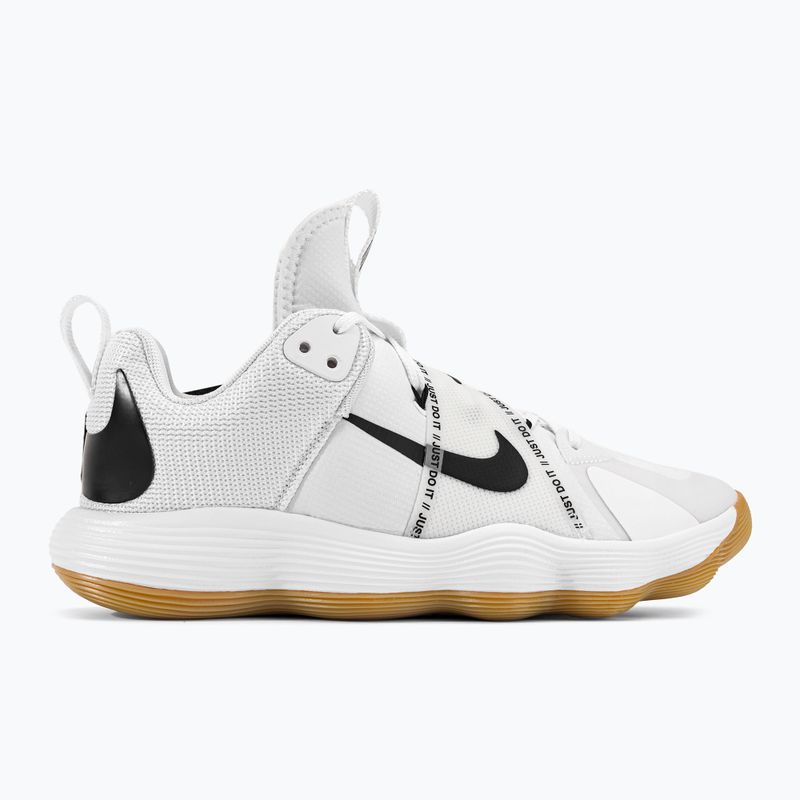 Buty do siatkówki Nike React Hyperset white/black/gum light brown 4