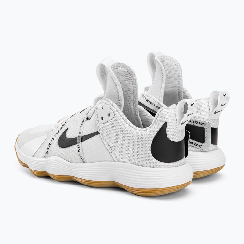 Buty do siatkówki Nike React Hyperset white/black/gum light brown 6