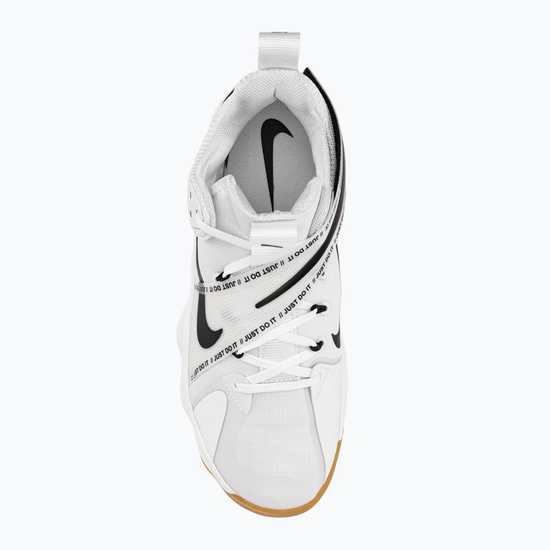 Buty do siatkówki Nike React Hyperset white/black/gum light brown 9