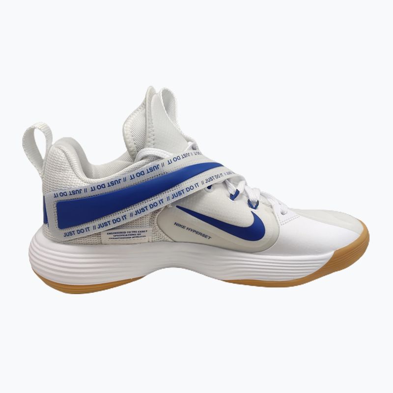 Buty do siatkówki Nike React Hyperset white/game royal 8