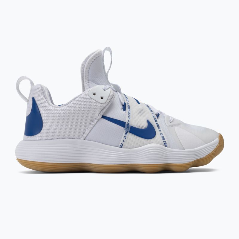 Buty do siatkówki Nike React Hyperset white/game royal 2