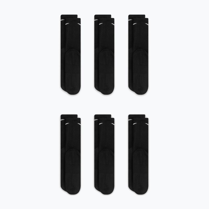 Skarpety męskie Nike Everyday Plus Cushioned Crew 6 par black/white 4