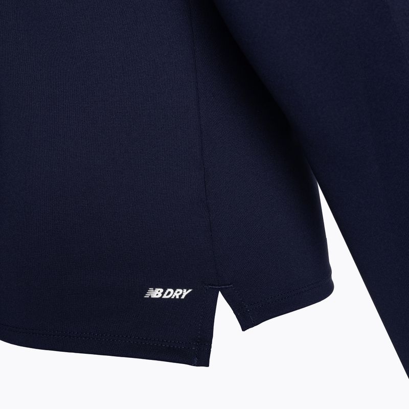 Bluza piłkarska męska New Balance Training 1/4 Zip Knitted navy 4