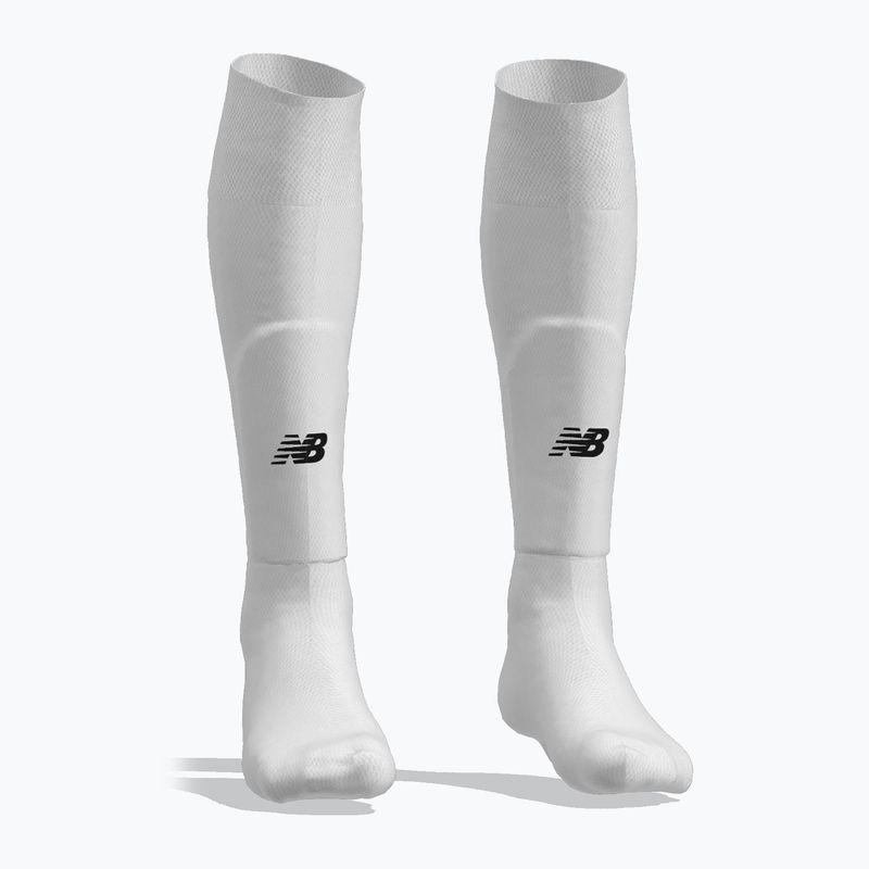 Getry piłkarskie dziecięce New Balance Match white