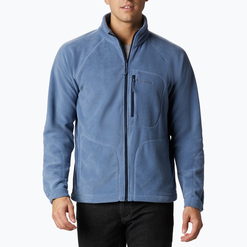 Bluza polarowa męska Columbia Fast Trek II bluestone/collegiate navy
