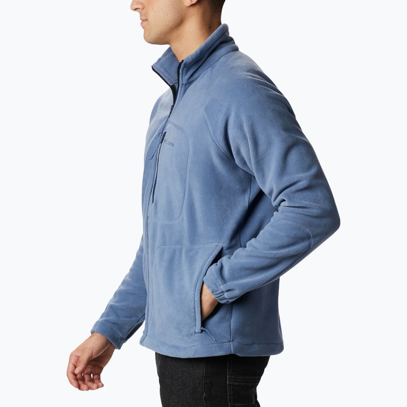 Bluza polarowa męska Columbia Fast Trek II bluestone/collegiate navy 2