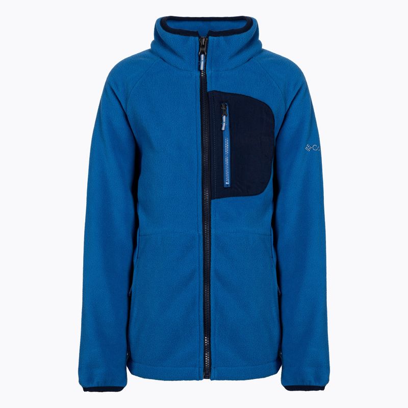 Bluza polarowa dziecięca Columbia Fast Trek III Full Zip bright indigo/bluestone/coll navy