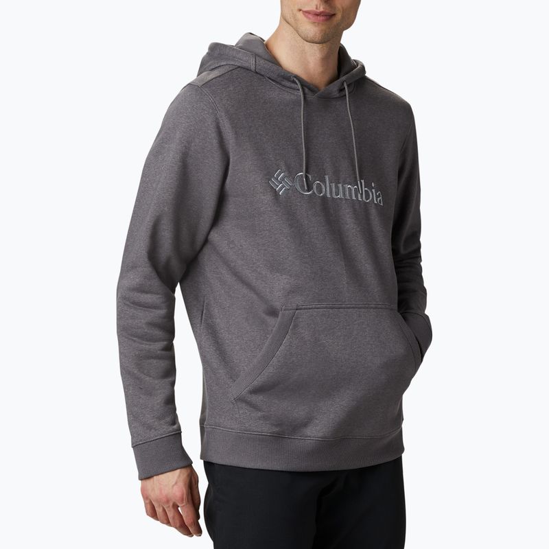 Bluza męska Columbia CSC Basic Logo II Hoodie city grey heather/csc branded logo 3