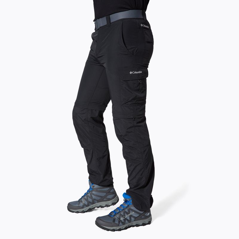 Spodnie trekkingowe męskie Columbia Silver Ridge II Convertible black