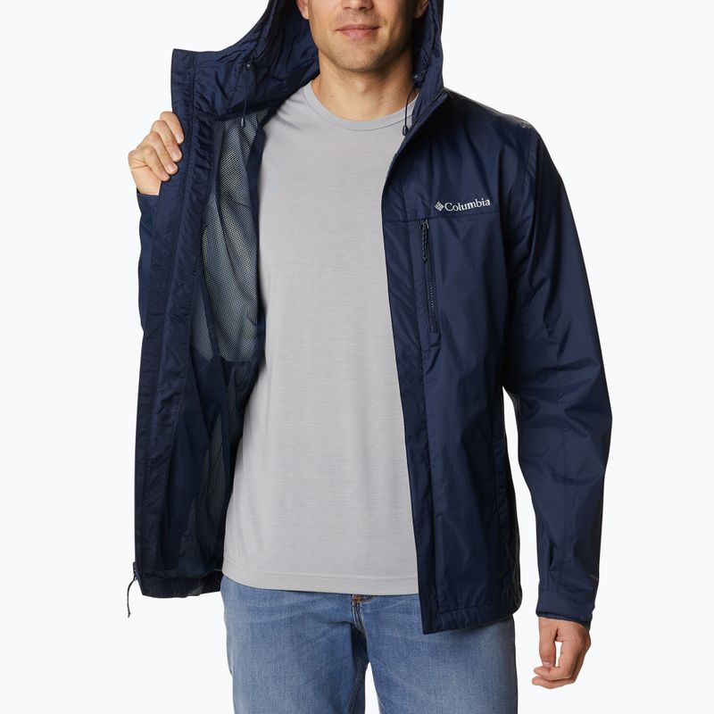 Kurtka przeciwdeszczowa męska Columbia Pouring Adventure collegiate navy 5
