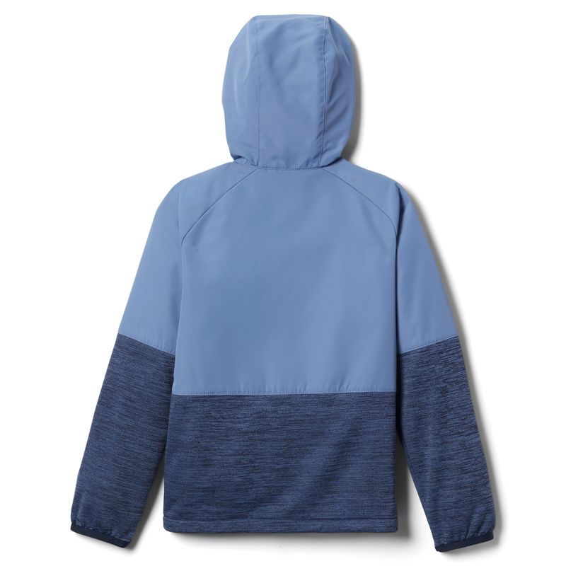 Bluza trekkingowa dziecięca Columbia Out-Shield Dry bluestone/collegiate navy heather 2