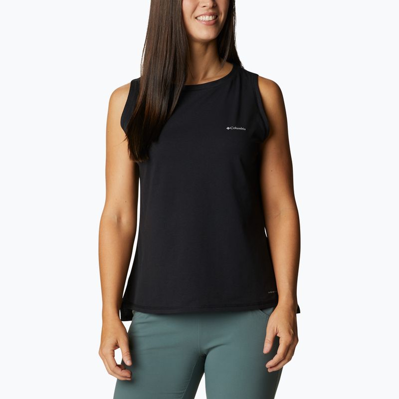 Koszulka trekkingowa damska Columbia Sun Trek Tank black
