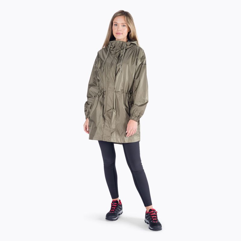 Płaszcz przeciwdeszczowy damski Columbia Splash Side stone green 7
