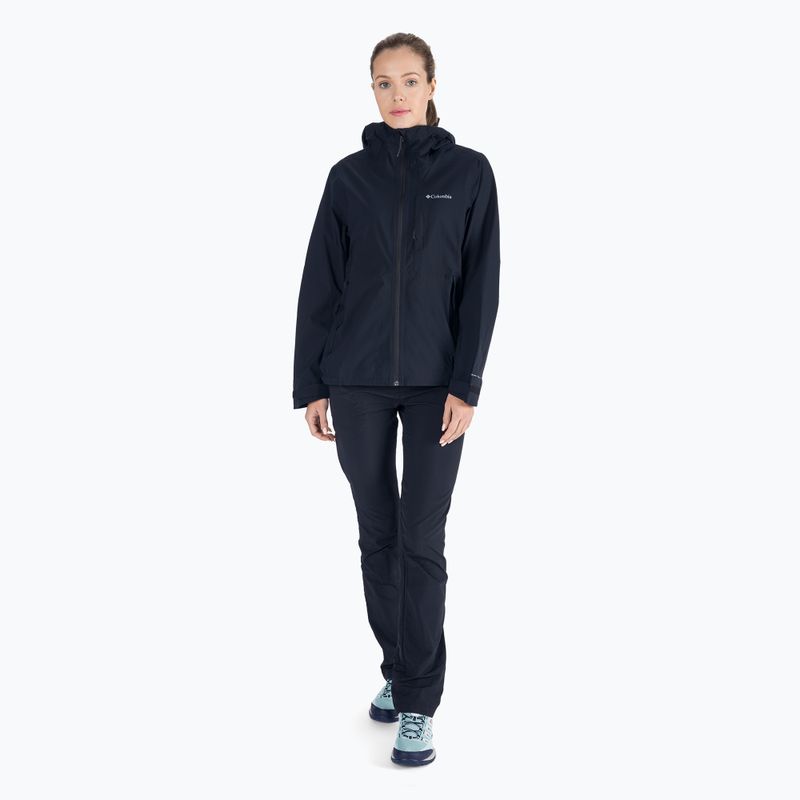 Kurtka przeciwdeszczowa damska Columbia Omni-Tech Ampli-Dry black 7