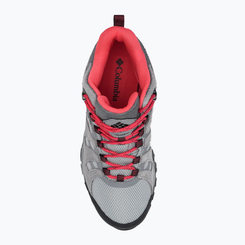 Buty trekkingowe damskie Columbia Redmond III Mid Wp steam/red coral 6