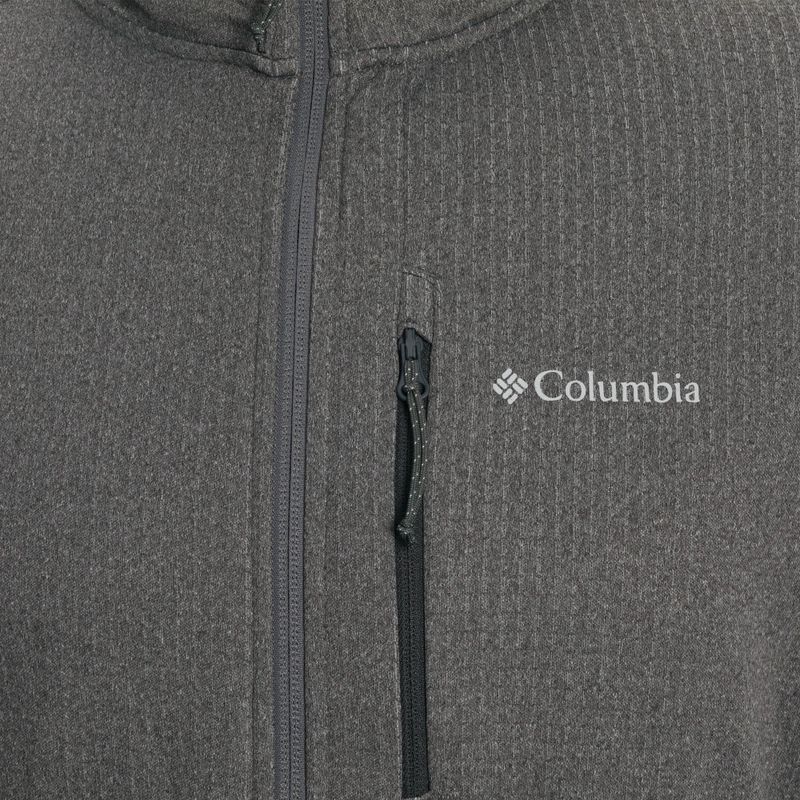 Bluza trekkingowa męska Columbia Park View FZ city grey heather 9