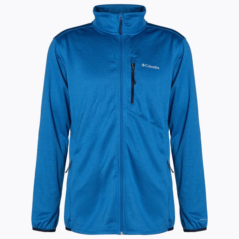 Bluza trekkingowa męska Columbia Park View FZ bright indigo heather 7