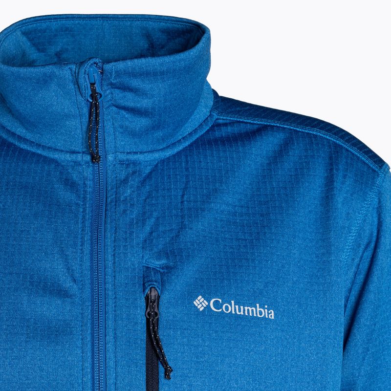 Bluza trekkingowa męska Columbia Park View FZ bright indigo heather 9