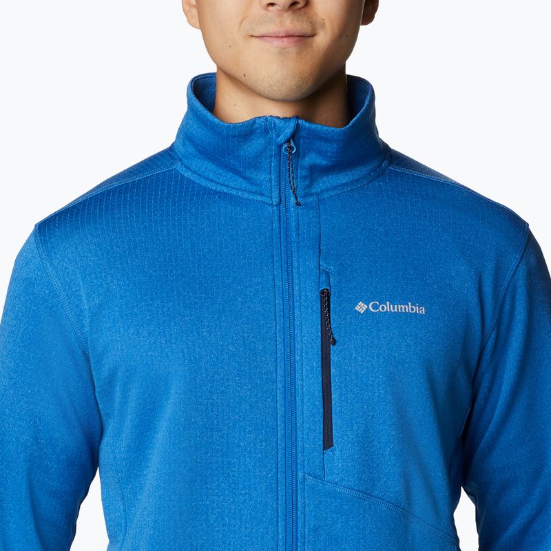 Bluza trekkingowa męska Columbia Park View FZ bright indigo heather 5