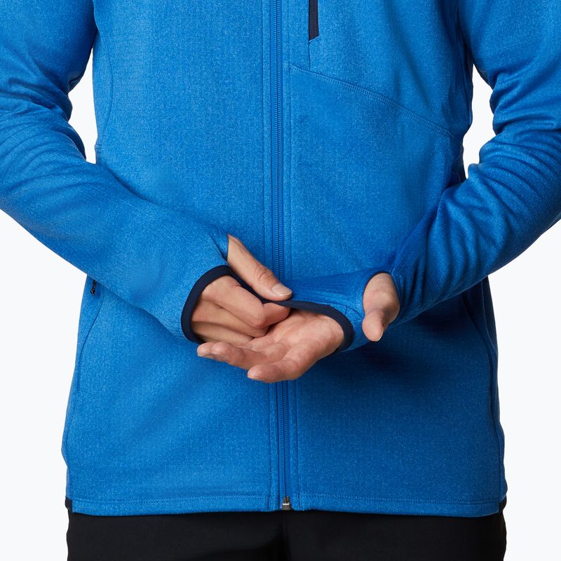 Bluza trekkingowa męska Columbia Park View FZ bright indigo heather 6