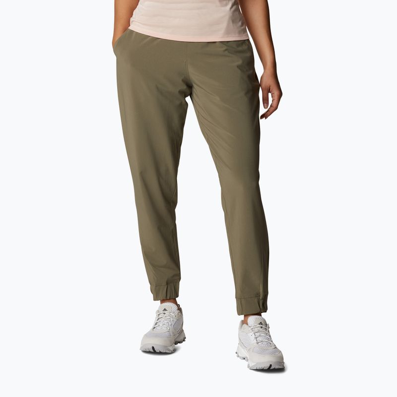 Spodnie trekkingowe damskie Columbia Pleasant Creek Warm Jogger stone green