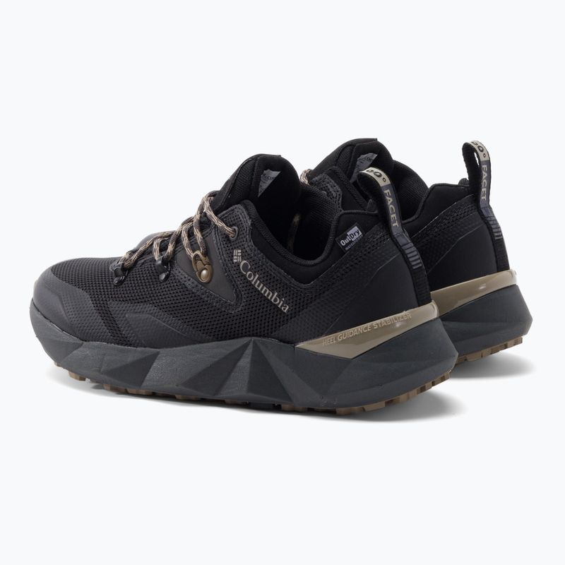 Buty turystyczne męskie Columbia Facet 60 Low Outdry black/ancient fossil 3