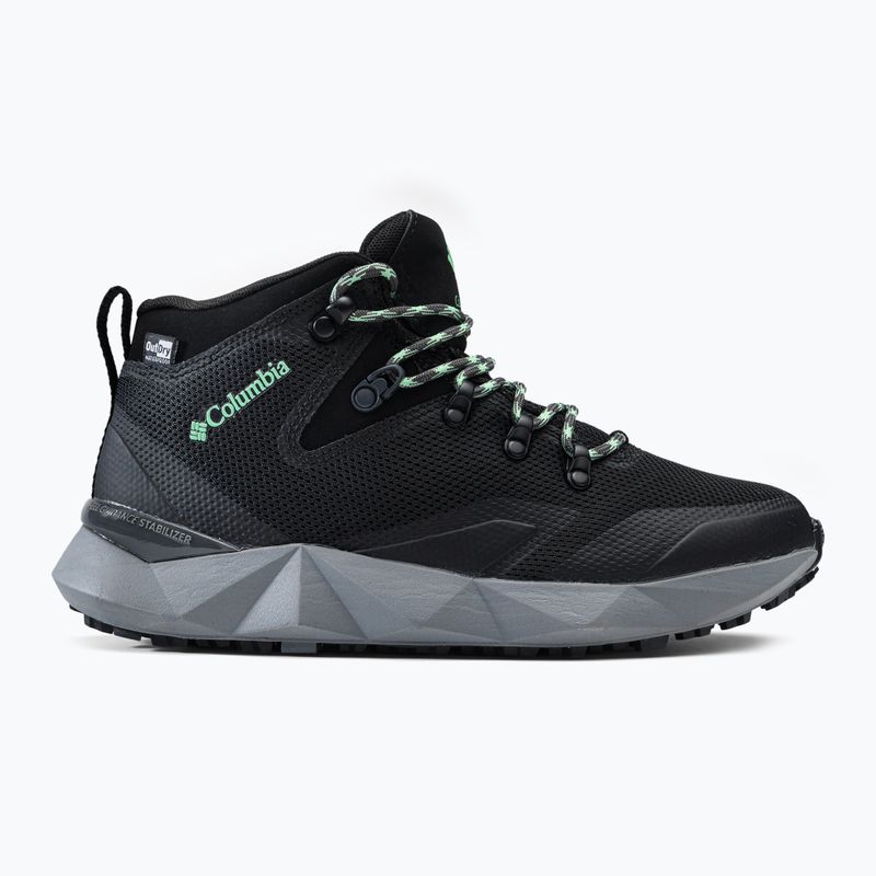 Buty turystyczne damskie Columbia Facet 60 Od black/vivid mint 2