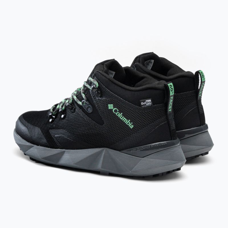 Buty turystyczne damskie Columbia Facet 60 Od black/vivid mint 3