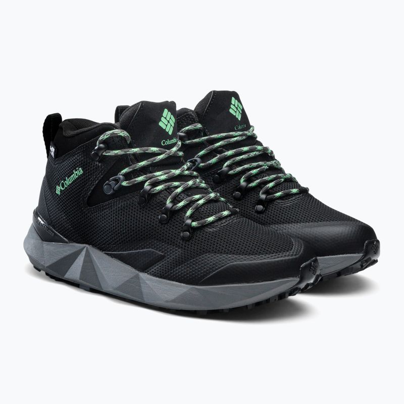 Buty turystyczne damskie Columbia Facet 60 Od black/vivid mint 5