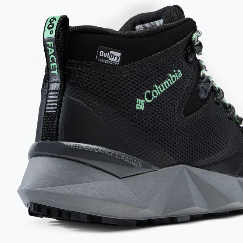 Buty turystyczne damskie Columbia Facet 60 Od black/vivid mint 8