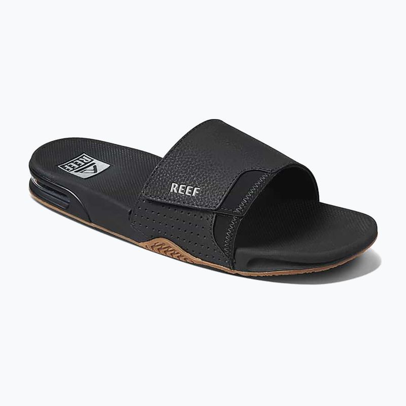 Klapki męskie REEF Fanning Slide black/silver 9