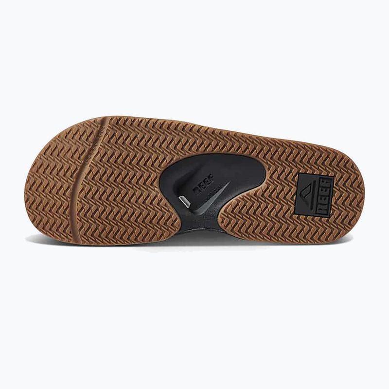 Klapki męskie REEF Fanning Slide black/silver 13