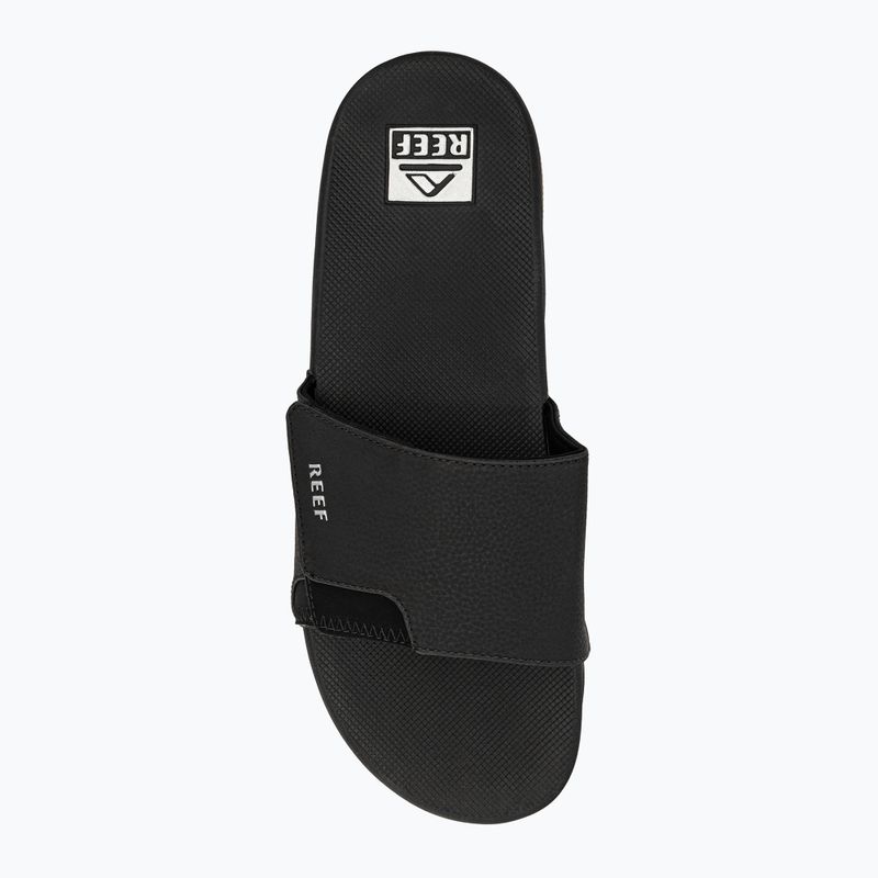 Klapki męskie REEF Fanning Slide black/silver 6