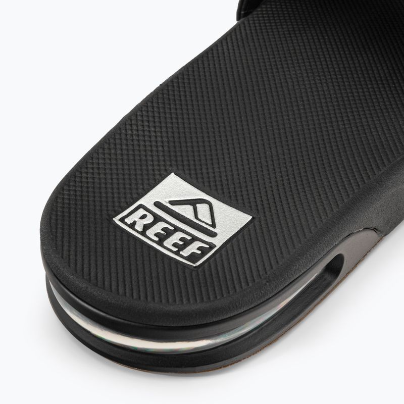 Klapki męskie REEF Fanning Slide black/silver 8