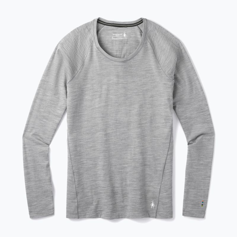 Bluza termoaktywna damska Smartwool Merino 150 Baselayer Boxed light gray heather 4