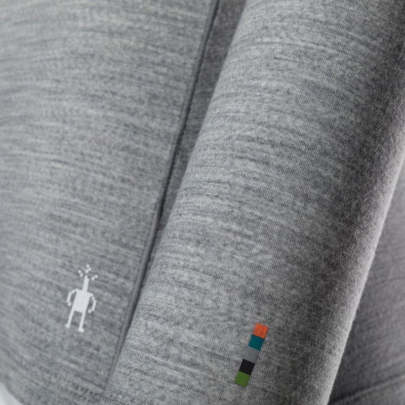 Bluza termoaktywna damska Smartwool Merino 150 Baselayer Boxed light gray heather 3