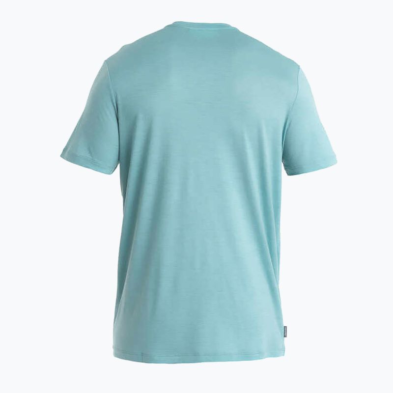 Koszulka trekkingowa męska icebreaker Merino 150 Tech Lite III cloud ray 2