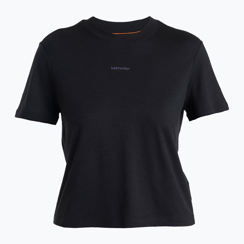 Koszulka trekkingowa damska icebreaker Merino 150 Tech Lite III SS Crop Tee black 6