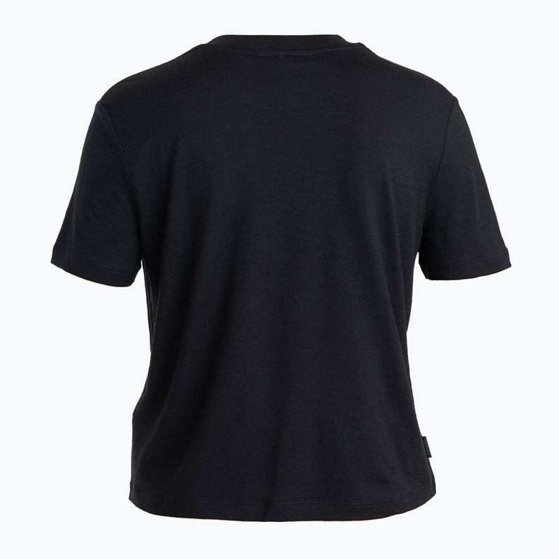 Koszulka trekkingowa damska icebreaker Merino 150 Tech Lite III SS Crop Tee black 7