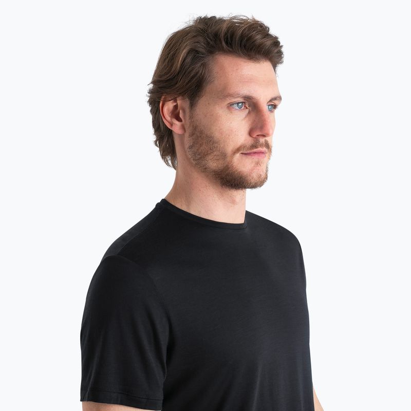 Koszulka trekkingowa męska icebreaker Merino 125 Cool-Lite Sphere III Tee black 4