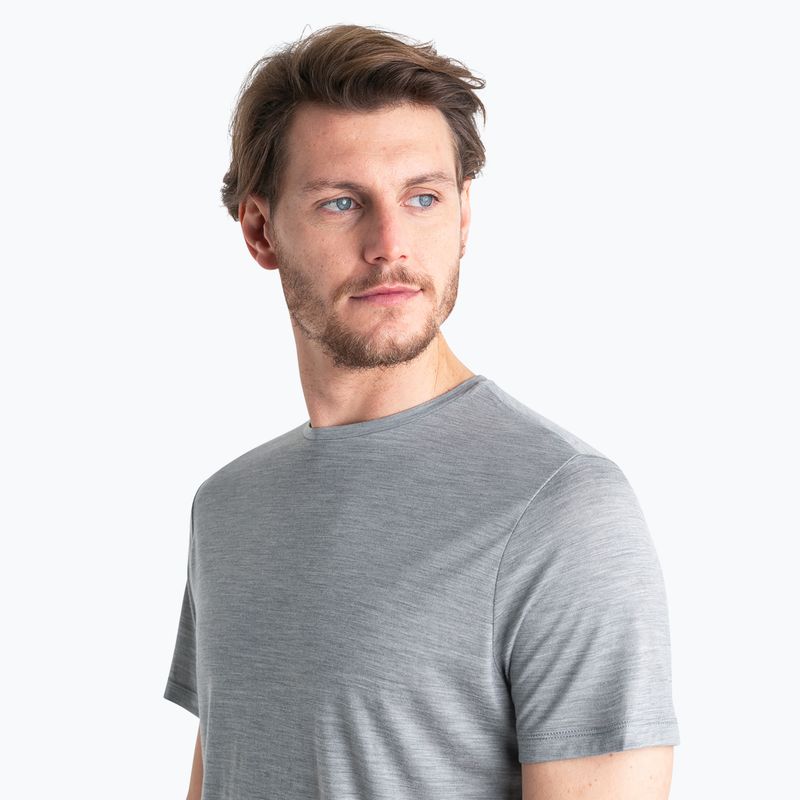 Koszulka trekkingowa męska icebreaker Merino 125 Cool-Lite Sphere III Tee metro heather 3