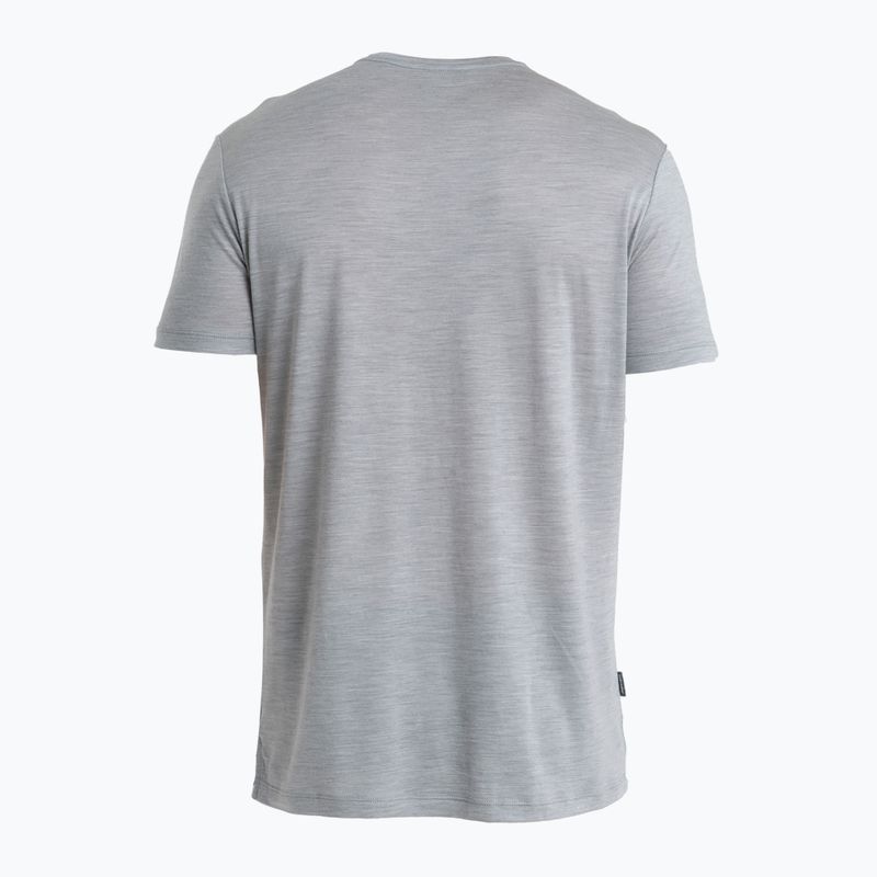 Koszulka trekkingowa męska icebreaker Merino 125 Cool-Lite Sphere III Tee metro heather 5
