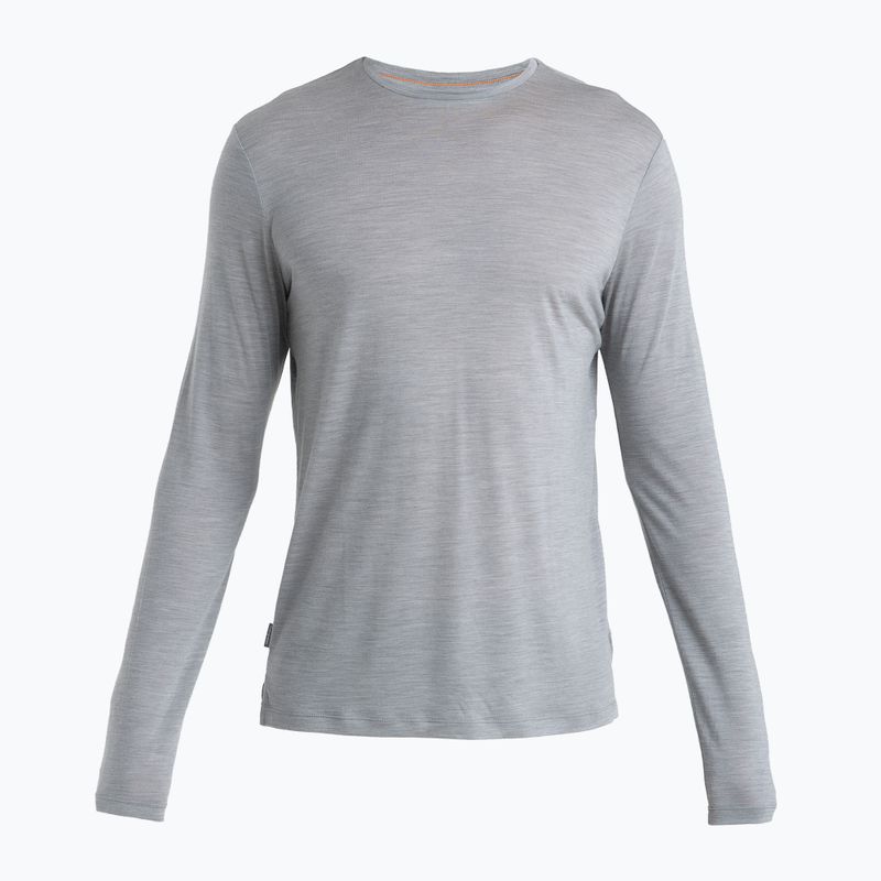 Longsleeve trekkingowy męski icebreaker Merino 125 Cool-Lite Sphere III Tee metro heather 6