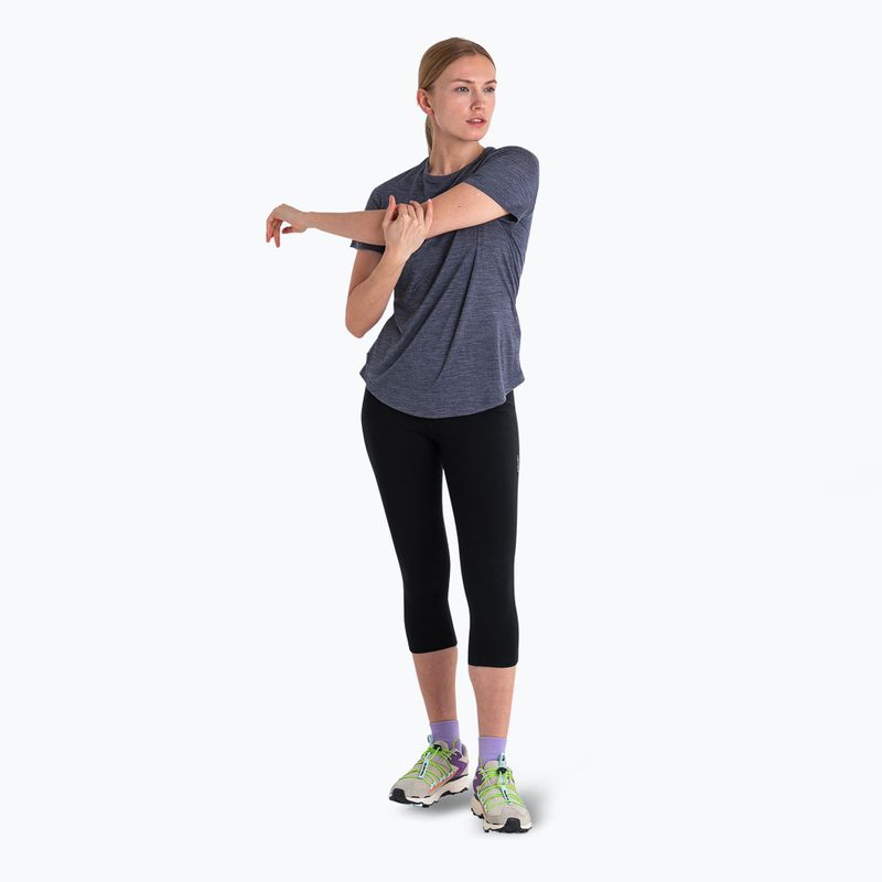 Koszulka trekkingowa damska icebreaker Merino 125 Cool-Lite Sphere III SS Tee midnight navy heather 5