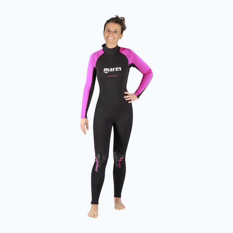 Pianka do nurkowania damska Mares Manta Lady 2 mm black/violet