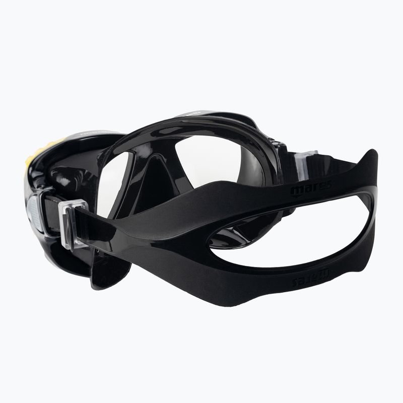 Maska do snorkelingu Mares Trygon yellow/black 4