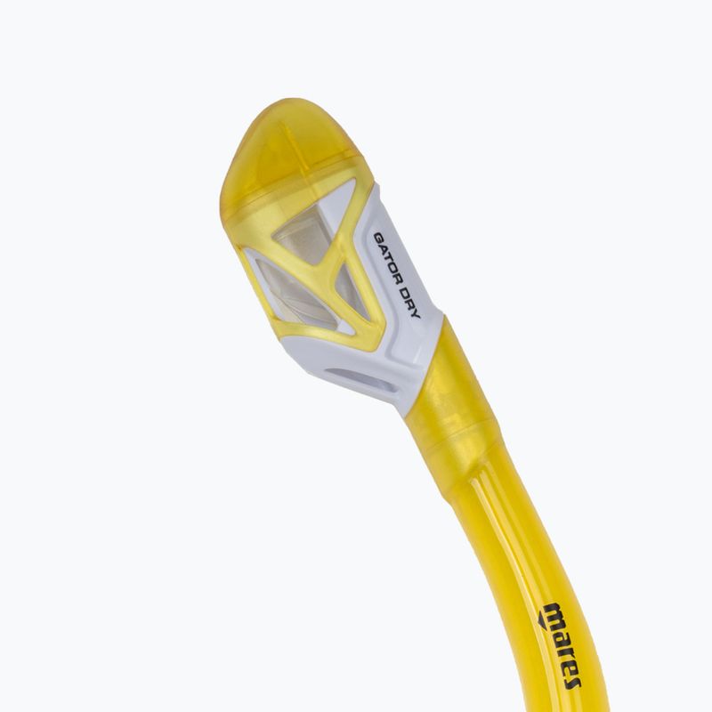 Fajka do nurkowania Mares Gator Dry yellow 2