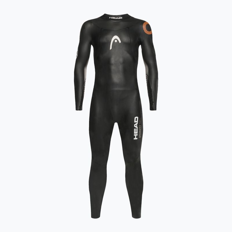 Pianka triathlonowa męska HEAD Ow Shell FS 3.2.2 mm black/orange 2