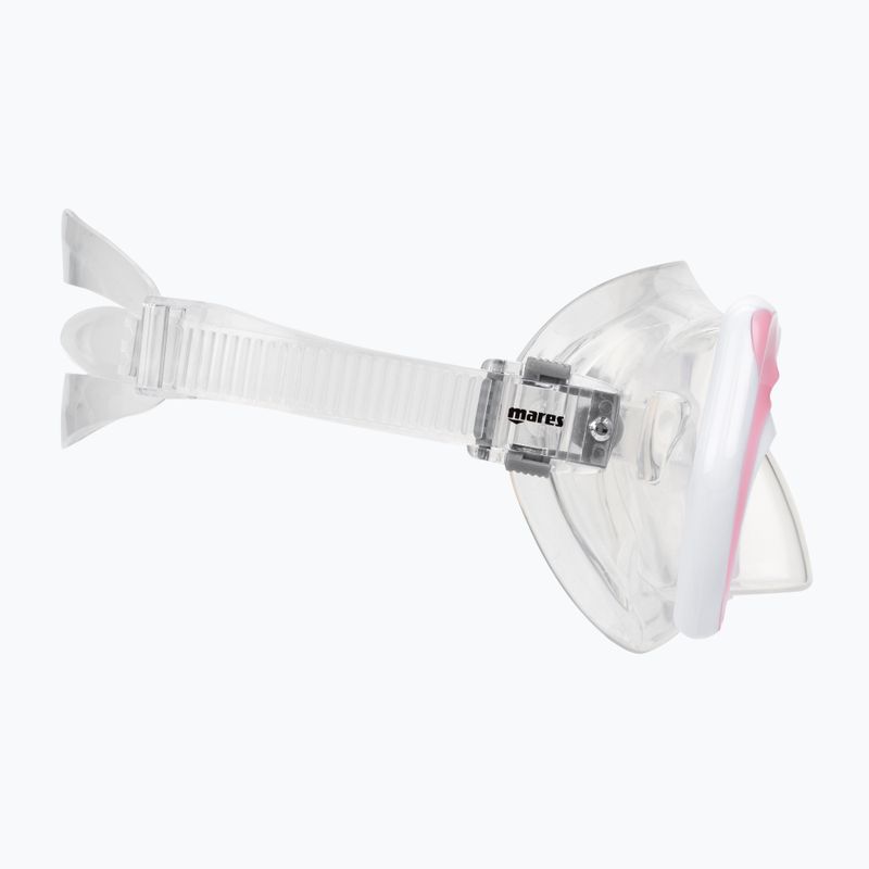 Maska do nurkowania dziecięca Mares Pirate clear/pink 3